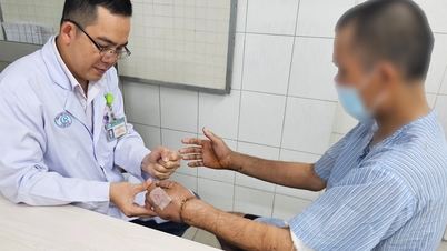 12 часов напряжения, чтобы соединить две почти оторванные руки