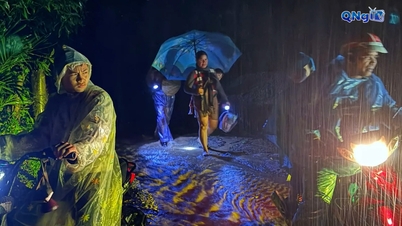 Xã Ba Vì di dời 23 hộ dân trong đêm