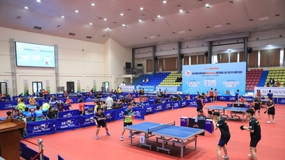 Захватывающий открытый турнир по настольному теннису газеты «Ханой Мой» 2025 года