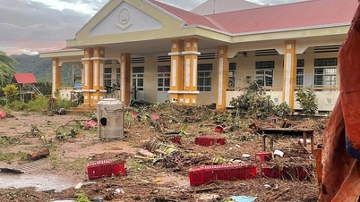 بعد العاصفة كالمايجي، داك لاك تقوم بإصلاح الأضرار التي لحقت بالمدرسة بشكل عاجل