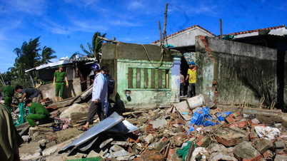 كوانغ نجاي: قرية الصيد تينه خي التي دمرت بعد العاصفة رقم 13