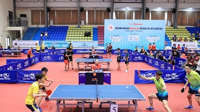 Hình ảnh đẹp tại loạt trận khai màn Giải Bóng bàn tranh Cúp Báo Hànộimới