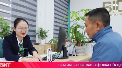 BIDV Thach Ha - "Apoyo financiero" para empresas y hogares empresariales
