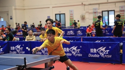 The 12th Hanoi Moi Newspaper Open Table Tennis Tournament 2025: Nearly 100 exciting team matches took place
