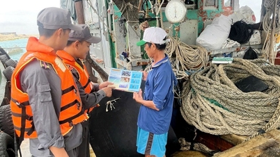 মৎস্য নজরদারি দল নং ৪ প্রচারণা প্রচার করে এবং আইইউইউ মাছ ধরা প্রতিরোধ ও প্রতিরোধে জেলেদের সহায়তা করে।