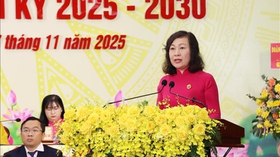 นางสาวหยุนห์ ถิ ฮาง ดำรงตำแหน่งประธานคณะกรรมการแนวร่วมปิตุภูมิเวียดนามประจำจังหวัดด่งนาย