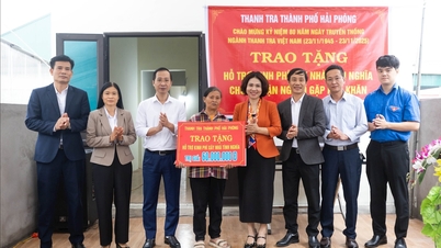 Rumah yang mesra dari Inspektorat Hai Phong membantu isi rumah yang hampir miskin menetap