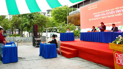 Tuyên truyền pháp luật qua phiên tòa giả định