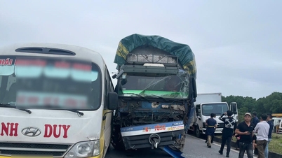 Colisión múltiple en la autopista Hanoi - Thai Nguyen