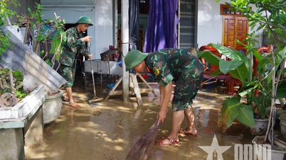 The storm will eventually pass, but the soldiers' hearts will forever remain with the people.
