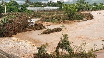 Lam Dong: Pilna ewakuacja ludzi z powodu ryzyka pęknięcia tamy na jeziorze Cay An w gminie Ta Nang
