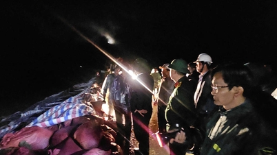 Risc de spargere a rezervorului de 1,7 milioane de m3 în Lam Dong, evacuarea urgentă a oamenilor pe timpul nopții