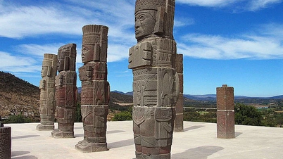 The god Quetzalcoatl and the exquisite art of the Toltecs