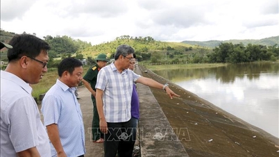 Lâm Đồng: Kiểm tra khẩn công trình thủy lợi ven biển và các điểm dân cư bị ngập nặng