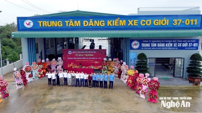 Khai trương Trung tâm Đăng kiểm xe cơ giới 37-011 tân tiến tại Nghệ An