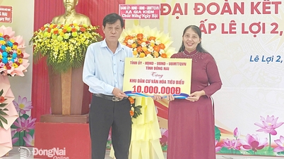 Ấp Lê Lợi 2 - khu dân cư văn hóa tiêu biểu