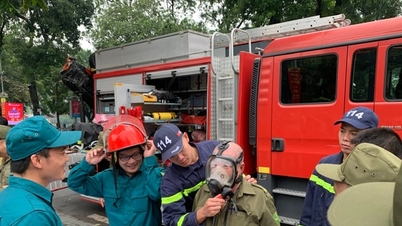 Hai Ba Trung Ward: 14 teams strijden in brandbestrijding, redding en berging