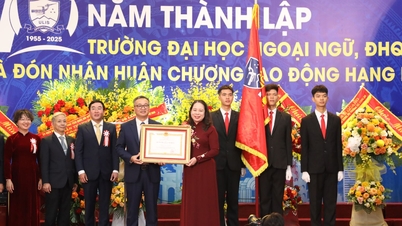 Vice President attends the 70th anniversary celebration of the University of Languages ​​and International Studies - Vietnam National University, Hanoi