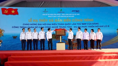 Tanda penting Petrovietnam untuk mengalu-alukan Kongres Parti Kebangsaan ke-14
