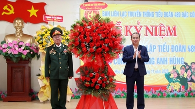 ກອງ​ປະ​ຊຸມ​ສະ​ເຫຼີມ​ສະ​ຫຼອງ 60 ປີ​ແຫ່ງ​ວັນ​ສ້າງ​ຕັ້ງ​ກອງ​ພັນ​ທະ​ຫານ​ພິ​ເສດ 489 ຢູ່ ດ່າ​ໜັງ