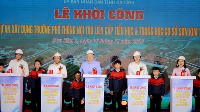 ឧបនាយករដ្ឋមន្ត្រី Nguyen Hoa Binh បានចូលរួមពិធីបើកការដ្ឋានសាងសង់សាលាបណ្ដុះបណ្ដាលអន្តរកម្រិតនៅទីក្រុង Ha Tinh។