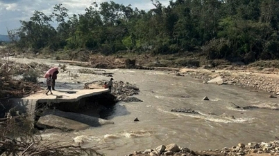 嵐13号が土砂崩れを引き起こし、数千人が孤立