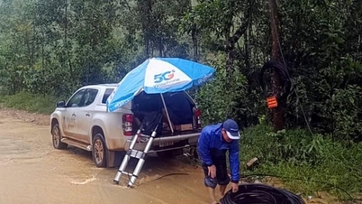 Chuyện của những người kết nối thông tin khi bão đi qua