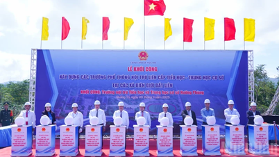 Quang Tri: Pembinaan sekolah berasrama antara peringkat di kawasan sempadan bermula