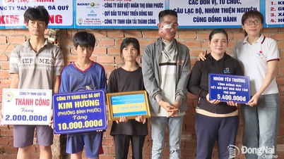 193 miljoner VND - en välgörenhetsorganisation som heter "Sharing the pain"