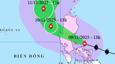 Siêu bão Fung wong đang hướng vào Biển Đông