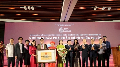 ເປີດງານວາງສະແດງຫົວຂໍ້ "ການຄົ້ນພົບໂບຮານຄະດີຈາກສວນກ້ວຍ"