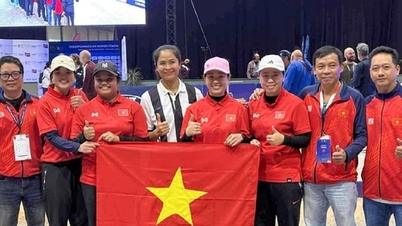 Vietnam petanque won silver medal at Asian petanque championship