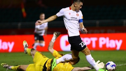 Policejní klub Ho Či Minova Města při pronásledování stadionu Thong Nhat Ninh Binh téměř litoval