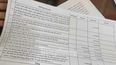 The school mobilized nearly 1 billion VND from social resources, causing a stir. What did the principal say?