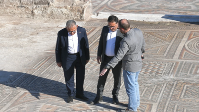 Onthulling van oude architectuur in Kayseri met Romeinse vloerschilderingen en bijzondere inscripties