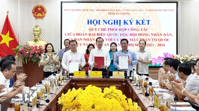 Ký kết quy chế phối hợp giữa cơ quan dân cử, chính quyền và MTTQ Việt Nam tỉnh An Giang