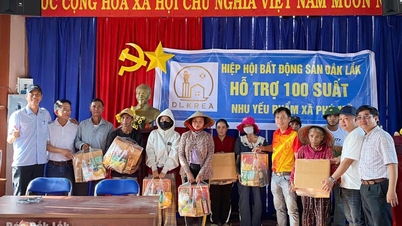 13호 폭풍으로 피해를 입은 푸모 마을 주민들을 지원하기 위해 100개의 선물을 전달했습니다.