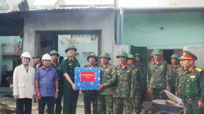 El comandante del 34º Cuerpo inspecciona los resultados de la superación de las consecuencias de la tormenta número 13.