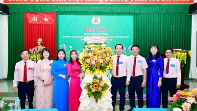 1. sjezd odborového svazu transakční kanceláře banky sociální politiky Tra Vinh