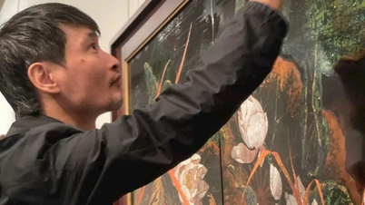 Họa sĩ Nguyễn Duy Dũng làm mới sắc sơn Việt