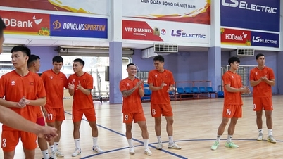 Vietnams futsal-lag går inn i siste fase av forberedelsene til SEA Games 33