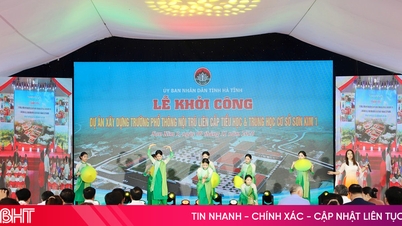 ຮ່າ​ຕິ້ງ ​ແລະ ທົ່ວ​ປະ​ເທດ​ໄດ້​ພ້ອມ​ກັນ​ຈັດ​ຕັ້ງ​ພິທີ​ກໍ່ສ້າງ​ໂຮງຮຽນ 100 ​ແຫ່ງ​ຢູ່​ເຂດ​ຊາຍ​ແດນ.