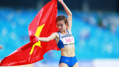 Atlet Nguyen Thi Oanh berazam untuk memecahkan rekod memenangi pingat emas di Sukan SEA