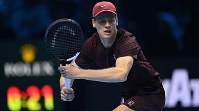 Sinner thắng trận mở màn ATP Finals, tiếp tục đua ngôi số một với Alcaraz
