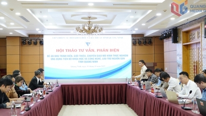 クアンニン省における科学技術の進歩の応用と遺伝資源の保管に関するプロジェクトのレビューのためのワークショップ