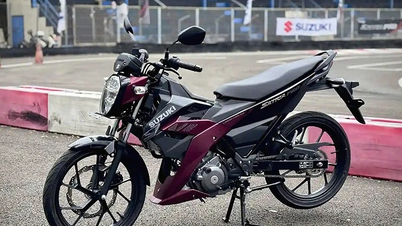 A 2025-ös Suzuki Satria teljesen új dizájnnal rendelkezik, és várja a napot, hogy visszatérjen Vietnamba, és versenyezzen a Honda Winnerrel.