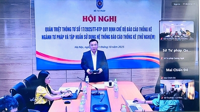 Sở Tư pháp phối hợp với Cục Kế hoạch - Tài chính, Bộ Tư pháp tổ chức Hội nghị quán triệt Thông tư số 17/2025/TT-BTP và tập huấn sử dụng Hệ thống báo cáo thống kê thử nghiệm tại điểm cầu Hải Phòng