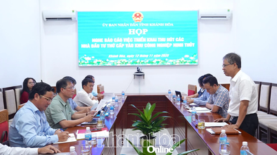 ជំរុញការទាក់ទាញវិនិយោគនៅសួនឧស្សាហកម្ម Ninh Thuy