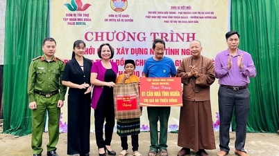 ឃុំ Vi Xuyen បានចាប់ផ្តើមសាងសង់ផ្ទះសប្បុរសធម៌សម្រាប់គ្រួសារក្រីក្រ