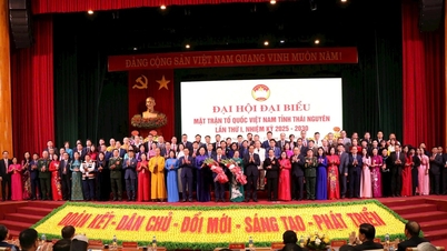 មហាសន្និបាតទីមួយនៃរណសិរ្សមាតុភូមិវៀតណាមខេត្ត Thai Nguyen អាណត្តិ 2025 - 2030៖ កម្លាំងមកពីសាមគ្គីភាព និងនវានុវត្តន៍